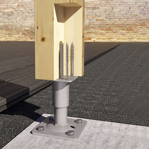 Pfeilerfuß für Holzkonstruktion - R10 - R20 - R30 - HOLZ TECHNIC - Fertig