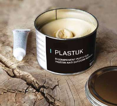 Reparatur-Dichtungsmasse - PLASTUK - HOLZ TECHNIC - für Kunststoff / für Holz / für Metall
