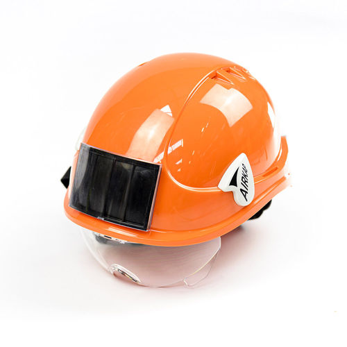 Baustellenhelm - SYAM - EN 397 / leicht / mit Visier