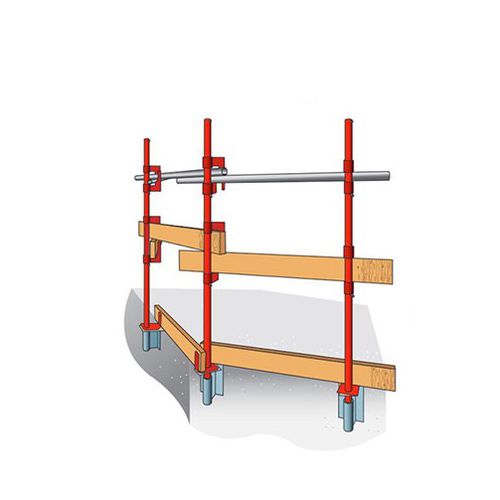 Geländer / galvanisiertem Stahl - SEB DIFFUSION - Système CROC - mit Stangen / für Außenbereich / für den Innenraum
