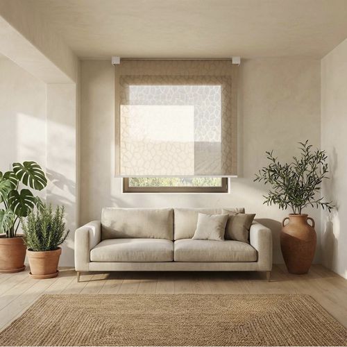 Jalousie für Fenster - KYMA - Maanta - Aluminium / Textil / motorisiert