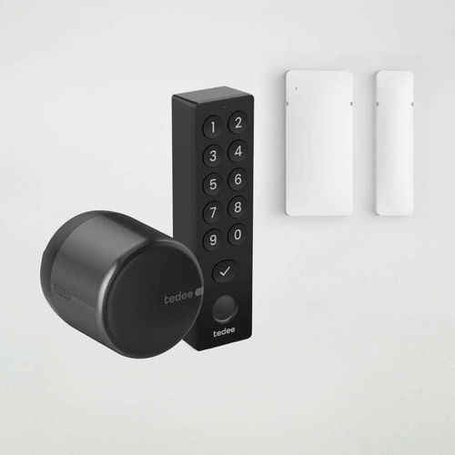 Elektronisches Schloss - GO2 SENSOR KEYPAD BUNDLE - Tedee - Zahlen / fernsteuerbar / biometrisch