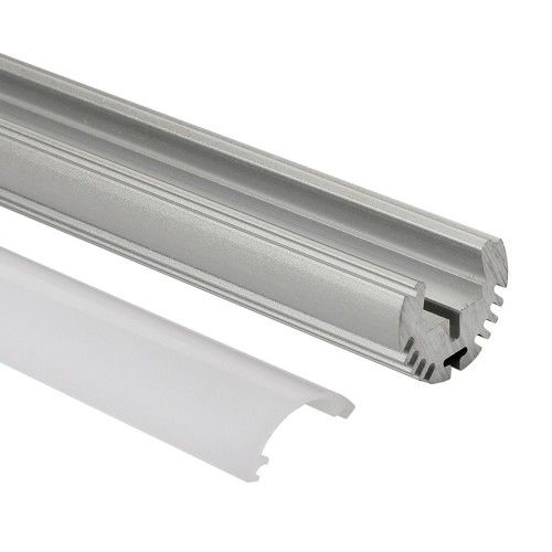 Aluminiumprofil - DILRL-O24-M150-ALU - DELILED – DELITECH - rund / für LED-Beleuchtung