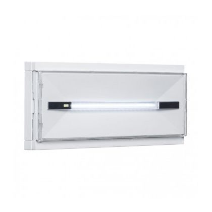 Notbeleuchtung für Aufbau - PRODIGY - DELILED – DELITECH - rechteckig / LED / Polycarbonat