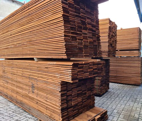 Holzbrett / modifiziertes Holz - Thermo Ayous - Thermoarena OÜ - für Decke / für Paneele / für Fassadenverkleidung