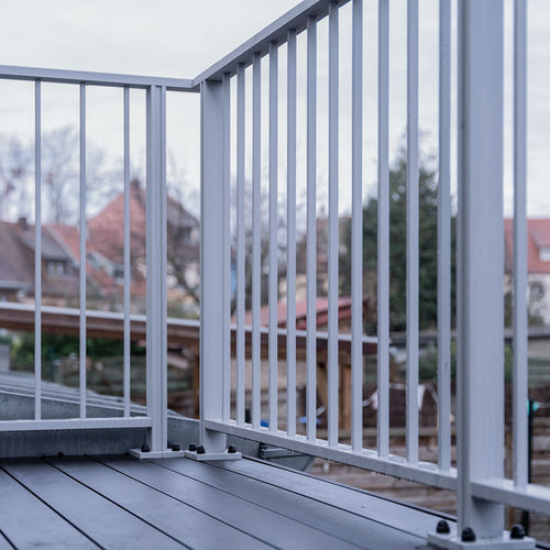 Aluminium-Geländer - PROFEEL - Kordo garde-corps - mit Stangen / für Außenbereich / für Treppen