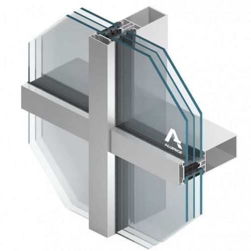 Aluminium-Fassadensystem - INWEST - PROFIL - Glas / isolierend / für Pfosten und Riegel