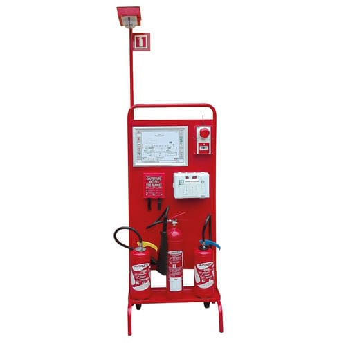 Feuerlöscher-Wagen - PRODOMO - für Gewerbegebrauch / Stahl