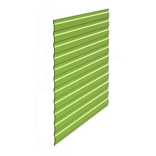Paneel-Fassadenverkleidung - 11.100.08 - PROFIL C - galvanisiertem Stahl / vertikal / horizontal