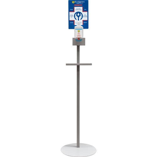 Desinfektionssäule - POR25 - PORTIX - Eco Service Srl - mit Handschhspender / manuell / Stahl
