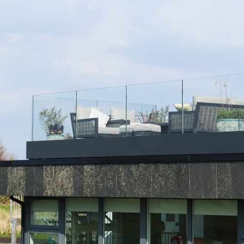 Glasplatten-Balkon - POSIglaze - Pure Vista Ltd - Geländer / Glas / rahmenlos