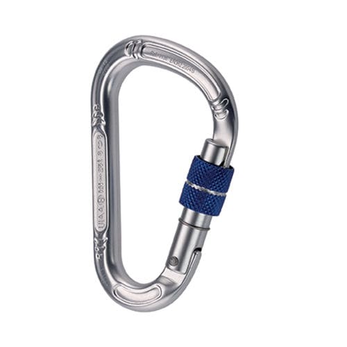 Schnappschäkel mit Verriegelung - Pear shaped - Kapriol-Morganti S.p.A. - Aluminium / mit großer Öffnung