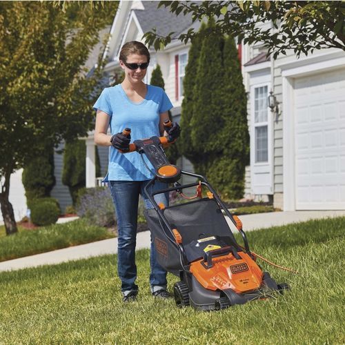 Handgeführter Rasenmäher - BEMW472ES - Black & Decker - für Privatgebrauch / elektrisch / für große Flächen