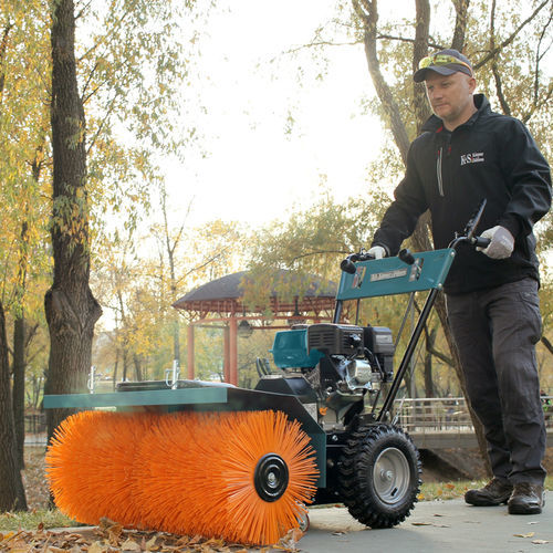 Handgeführter Kehrsauger - KS 7HP-MFM 60 - DIMAX International GmbH - Straßen / für Außenbereich / Laub