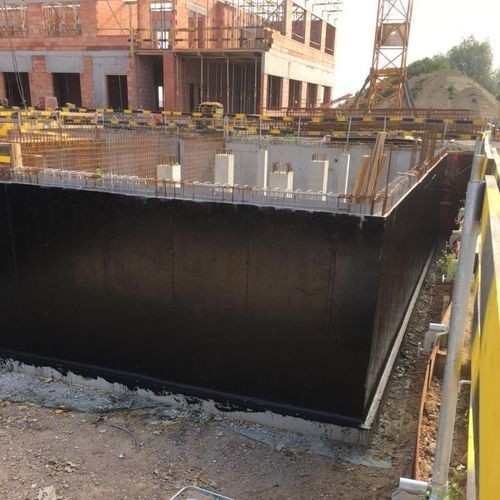 Sicherheits-Flüssigabdichtungssystem - AQUAPROOF 2K - HEVADEX - aus Beton / für Fundament / für Wand