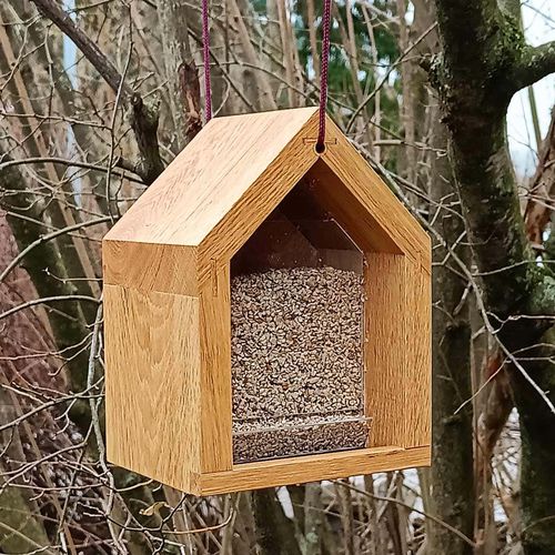 Eiche-Vogelfutterkrippe - Gartenfrosch GmbH
