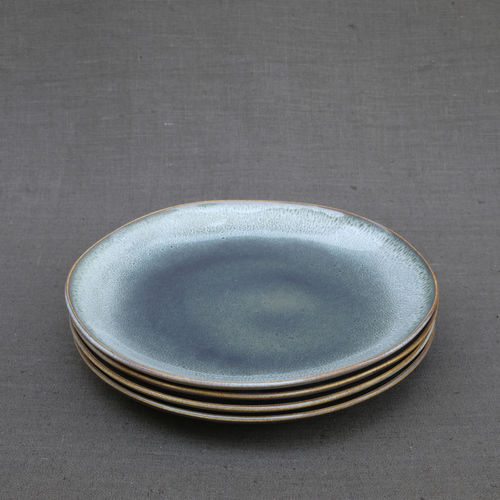 Flache-Teller - CROOKED LANKE - izanami GbR - Dinner / rund / Keramik