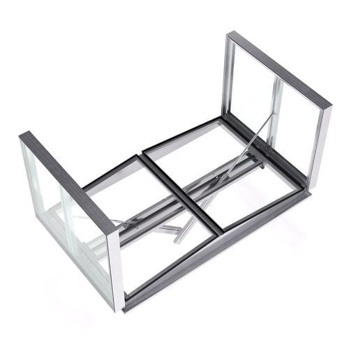 Aluminium-Rauchabzugsfenster - DELTA TG - TRIA FRANCE - Polycarbonat / Glas / Rauch- und Wärmeabzugsanlage