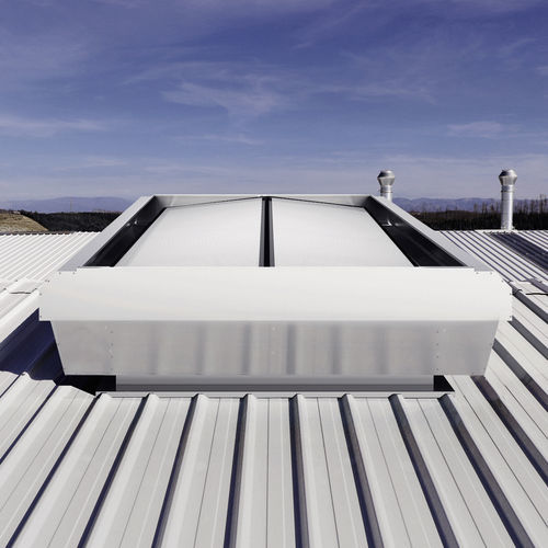 Aluminium-Rauchabzugsfenster - MEGADELTA - TRIA FRANCE - Rauch- und Wärmeabzugsanlage / für Dach