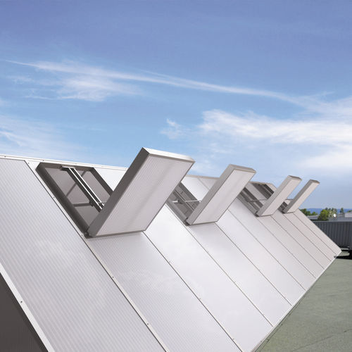 Aluminium-Rauchabzugsfenster - MONODELTA - TRIA FRANCE - Rauch- und Wärmeabzugsanlage / für Dach