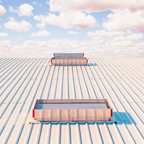 Aluminium-Rauchabzugsfenster - VENTRA - TRIA FRANCE - Polycarbonat / Glas / Rauch- und Wärmeabzugsanlage