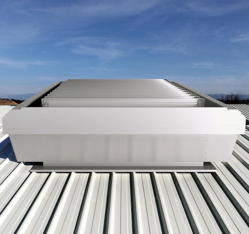 Aluminium-Rauchabzugsfenster - MEGAVENTRA - TRIA FRANCE - Polycarbonat / Glas / Rauch- und Wärmeabzugsanlage