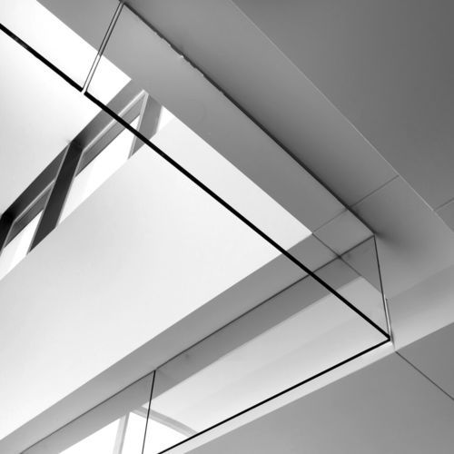 Glasscheibe für Gebäude - TRIASMOKE FIX GLASS - TRIA FRANCE - für Unterteilungswand / farblos