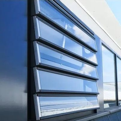 Aluminium-Rauchabzugsfenster - VENTRA-F - TRIA FRANCE - Polycarbonat / Glas / für Fassaden