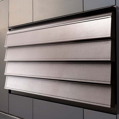 Polycarbonat-Rauchabzugsfenster - VENTRA STERLING-F - TRIA FRANCE - extrudiertes Aluminium / Glas / für Fassaden