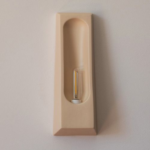 Moderne Wandleuchte - ALCOVE SABLE - Violaine d'Harcourt - für den Innenraum / Keramik / geometrisch