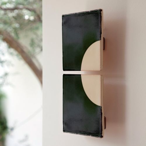 Moderne Wandleuchte - MOON N - Violaine d'Harcourt - für den Innenraum / für Außenbereich / Aluminium
