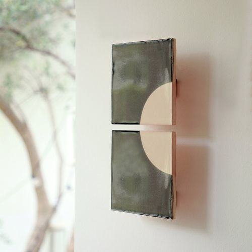 Moderne Wandleuchte - MOON G - Violaine d'Harcourt - für den Innenraum / für Außenbereich / Aluminium