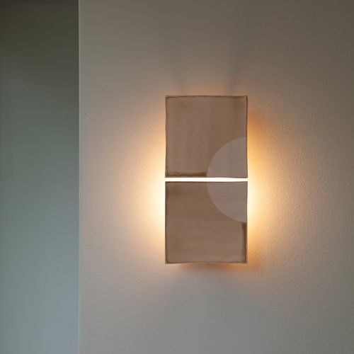 Moderne Wandleuchte - MOON C - Violaine d'Harcourt - für den Innenraum / für Außenbereich / Aluminium