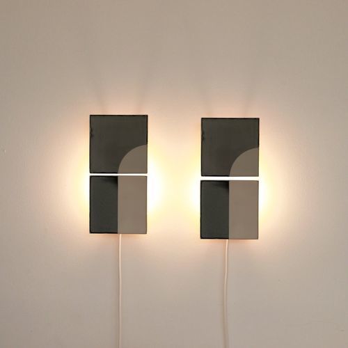 Moderne Wandleuchte - DOOR G - Violaine d'Harcourt - für den Innenraum / für Außenbereich / Aluminium