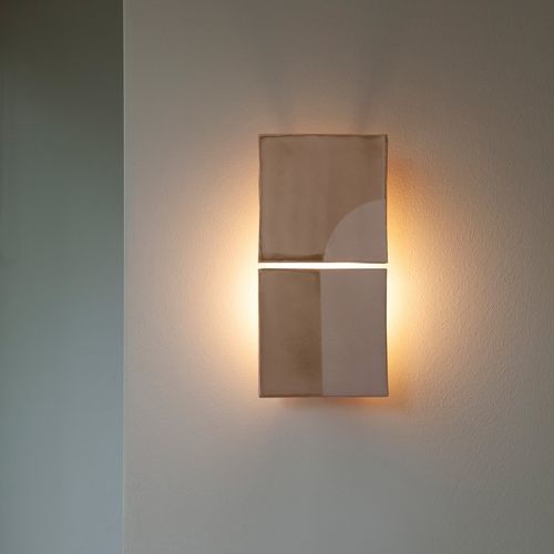 Moderne Wandleuchte - DOOR C - Violaine d'Harcourt - für den Innenraum / für Außenbereich / Aluminium