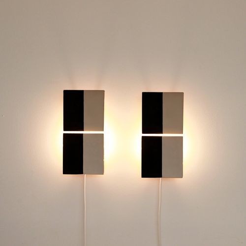 Moderne Wandleuchte - LINE N - Violaine d'Harcourt - für den Innenraum / für Außenbereich / Aluminium