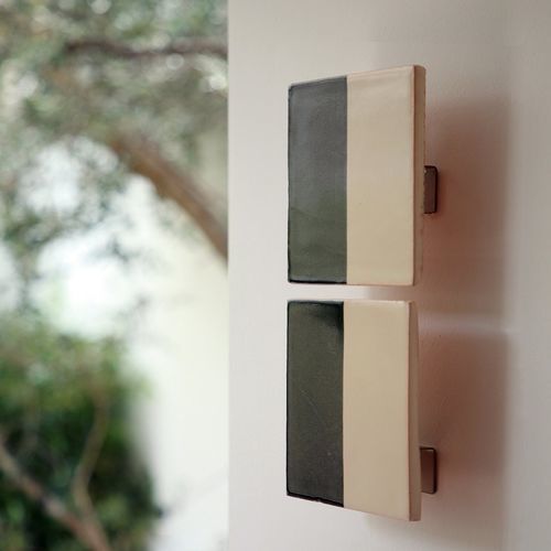 Moderne Wandleuchte - LINE G - Violaine d'Harcourt - für den Innenraum / für Außenbereich / Aluminium
