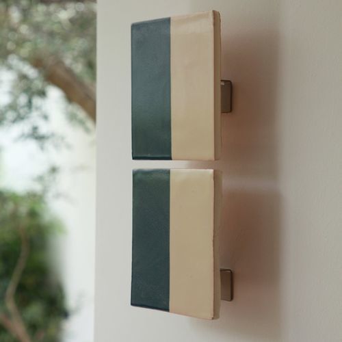 Moderne Wandleuchte - LINE B - Violaine d'Harcourt - für den Innenraum / für Außenbereich / Aluminium
