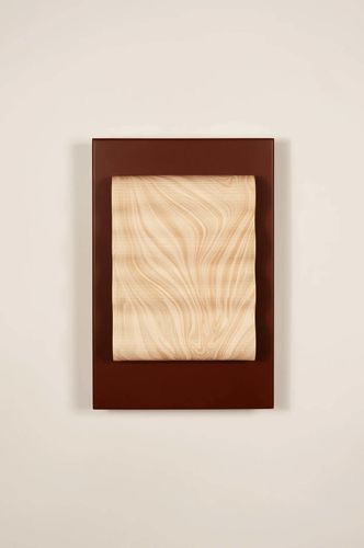Moderne Wandleuchte - MARBLE FRAME III - Violaine d'Harcourt - für den Innenraum / lackierter Stahl / Papier