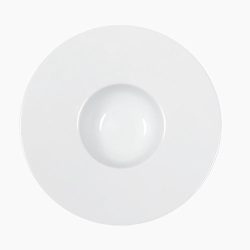 Hohler Teller - Saturno : 045143400001 - COSTA VERDE - rund / Porzellan / für Gewerbegebrauch