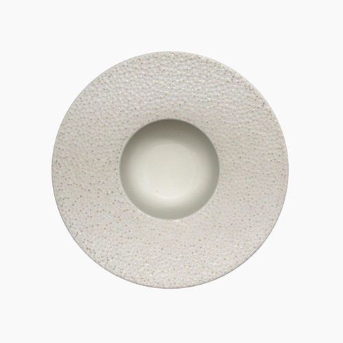 Hohler Teller - Bubbly : 045143404766 - COSTA VERDE - rund / Porzellan / für Gewerbegebrauch