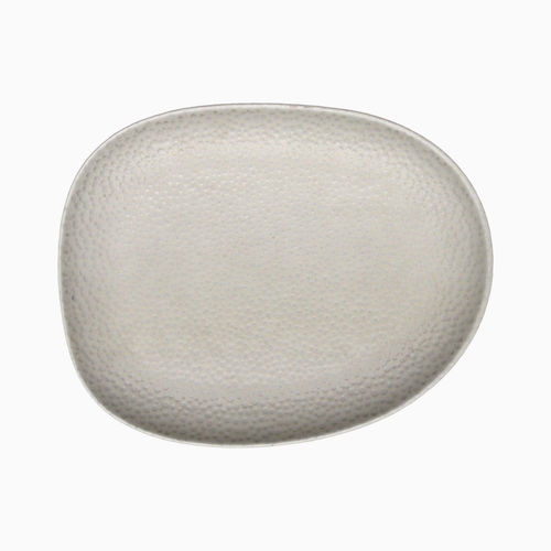 Porzellanteller - Bubbly : 011000304766 - COSTA VERDE - für Gewerbegebrauch / einfarbig / grau