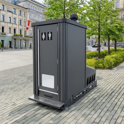 Mobile öffentliche Toilette - SANIPOP MOBILE - SANISPHERE - trocken / galvanisiertem Stahl / PE