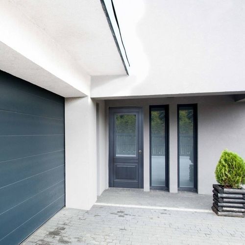 Eingangstür - VETRO - SIDEL SRL - Glas / Kiefer / Eiche