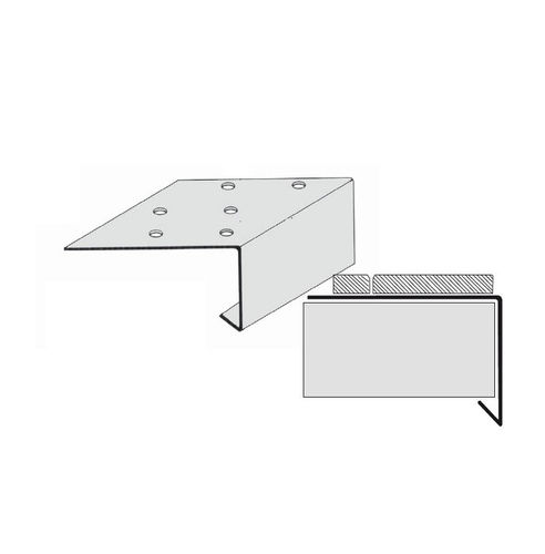 Gesims für Balkon - APB 101    - ADESOL - Aluminium / Fertigbau / für Außenbereich