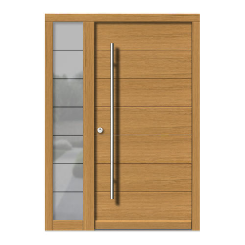 Eingangstür - H103+ST - DOORS, d.o.o. - Holz / einflügelig / modern