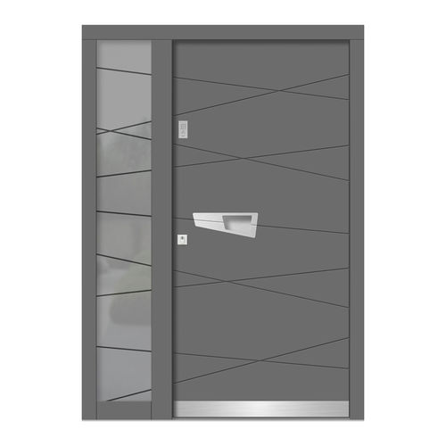 Eingangstür - H105+ST - DOORS, d.o.o. - Holz / einflügelig / modern