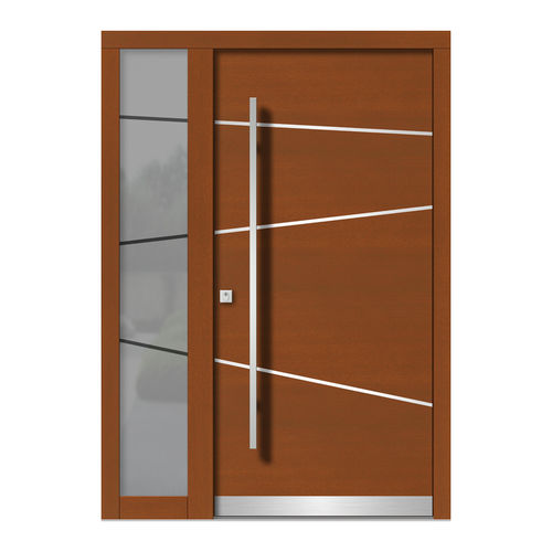 Eingangstür - H106E+ST - DOORS, d.o.o. - Holz / einflügelig / modern