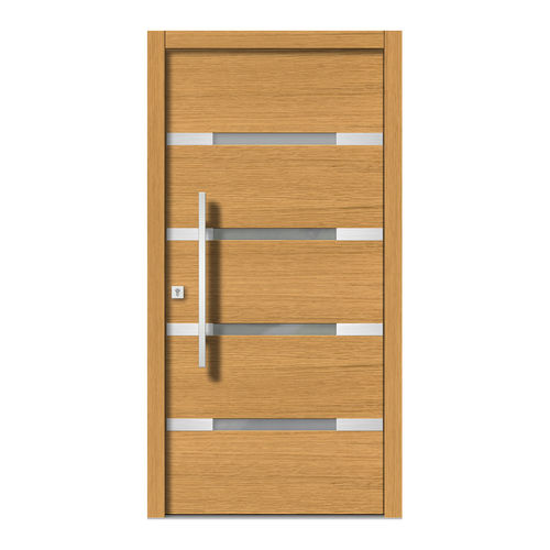 Eingangstür - H121E - DOORS, d.o.o. - Holz / einflügelig / modern