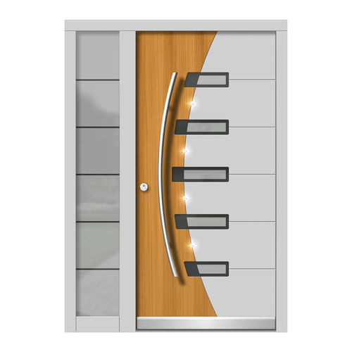 Eingangstür - H137+ST - DOORS, d.o.o. - Holz / einflügelig / modern